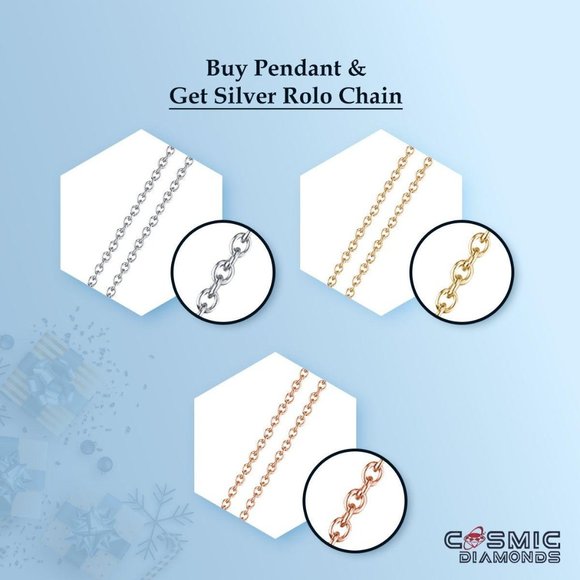 Rael Diamond Vintage Classy Pendant Yellow Gold - Picture 5 of 6